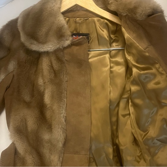 Luxury faux fur coat by Adolph Schuman for Lilli Ann - small / medium - Picture 4 of 14